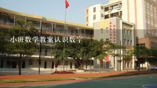 小班数学教案认识数字