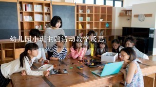 幼儿园小班主题活动教学反思