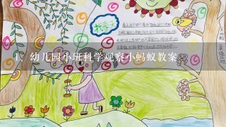 幼儿园小班科学观察小蚂蚁教案