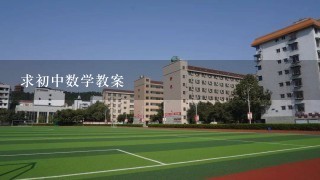 求初中数学教案