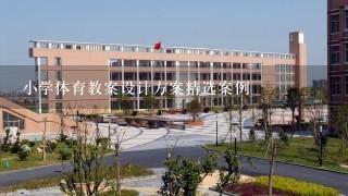 小学体育教案设计方案精选案例