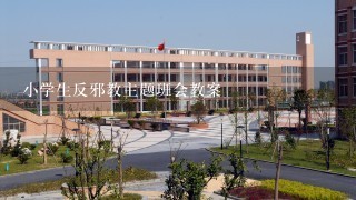 小学生反邪教主题班会教案