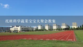 托班科学蔬菜宝宝大聚会教案