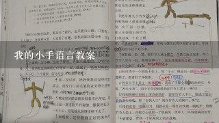 我的小手语言教案