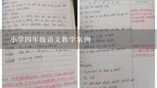 小学四年级语文教学案例