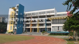 小班数学找袜子教案反思？