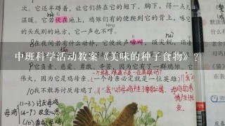 中班科学活动教案《美味的种子食物》？