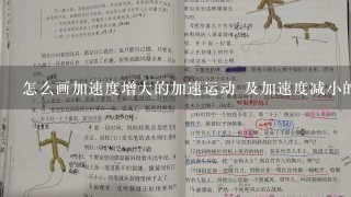 怎么画加速度增大的加速运动 及加速度减小的减速运