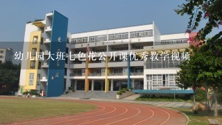 幼儿园大班七色花公开课优秀教学视频