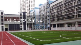 《丰收之歌》教学反思