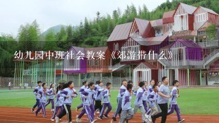 幼儿园中班社会教案《郊游带什么》