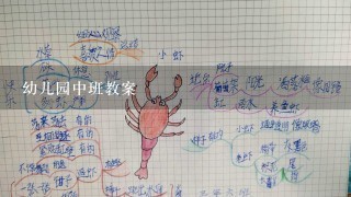 幼儿园中班教案