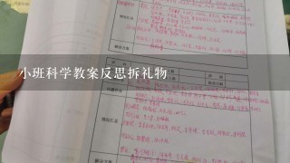 小班科学教案反思拆礼物啰