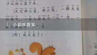 小猫咪教案