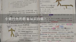 小猫钓鱼的教案知识技能？