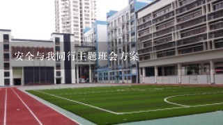 安全与我同行主题班会方案