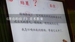 《漂亮的房子》美术教案