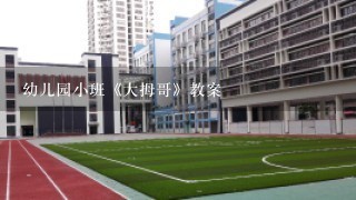 幼儿园小班《大拇哥》教案