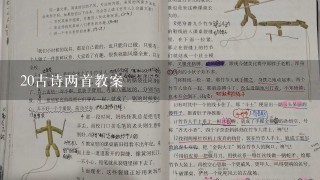 20古诗两首教案