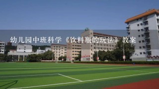 幼儿园中班科学《饮料瓶的玩法》教案