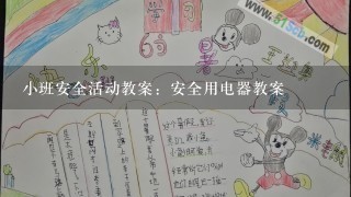 小班安全活动教案：安全用电器教案