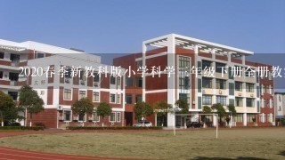 2020春季新教科版小学科学三年级下册全册教案、教学设计