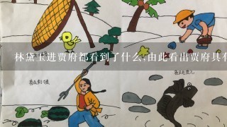 林黛玉进贾府都看到了什么,由此看出贾府具有怎样的