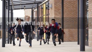 中学数学教研活动方案