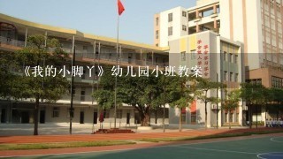 《我的小脚丫》幼儿园小班教案