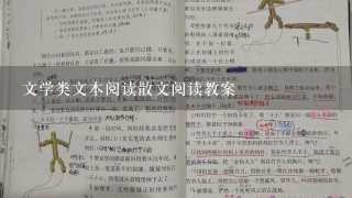 文学类文本阅读散文阅读教案