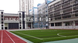 幼儿园小班教学反思【3篇】