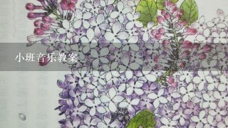 小班音乐教案