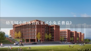 幼儿园小班体育教案《小兔采蘑菇》