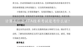 计算机信息ATA技术考试是考什么证？