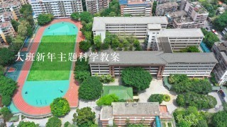 大班新年主题科学教案