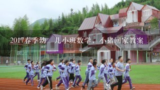 2017春季幼儿小班数学，小猪回家教案