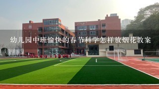 幼儿园中班愉快的春节科学怎样放烟花教案