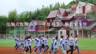 部编人教版小学1年级科学上册教案全册