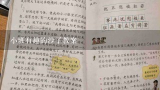 小班有趣的沙子教案