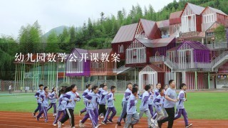 幼儿园数学公开课教案