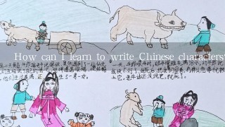 How can I learn to write Chinese characters?